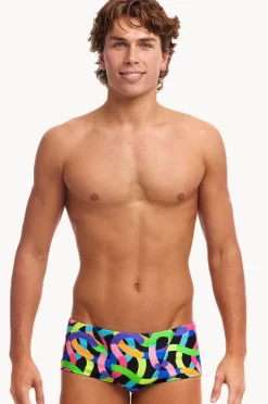 Trunks|Funky Trunks Mens Got Worms Trunk Black/multi