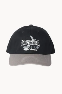 Headwear|Rip Curl Mens Heritage Desto Mid Brim Hat Washed Black