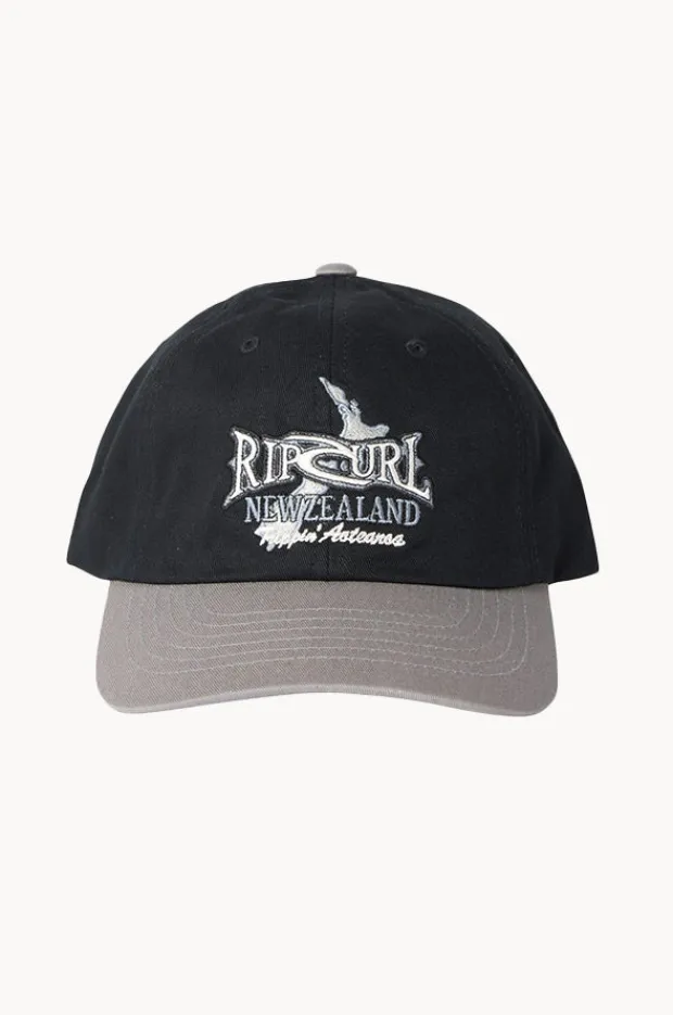 Headwear|Rip Curl Mens Heritage Desto Mid Brim Hat Washed Black
