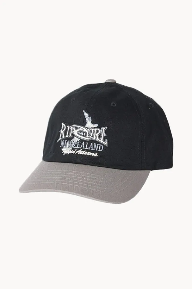 Headwear|Rip Curl Mens Heritage Desto Mid Brim Hat Washed Black