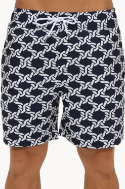 Boardshorts|Coast Mens Hugo Swim Short Navy/white