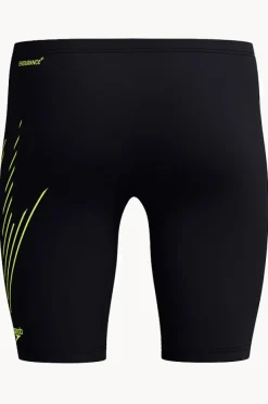 Jammers|Speedo Mens Hyperboom Placement Jammer Black/yellow