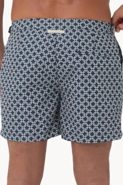 Boardshorts|Coast Mens Iris Square Swim Short Navy