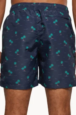 Boardshorts|Urban Classics Mens Island Swim Short Navy