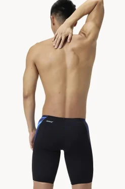 Jammers|Speedo Mens Lava Blur Digital V-cut Jammer Black/Multi