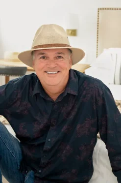 Headwear|Sundaise Mens Leather Band Linen Drover Hat Wheat