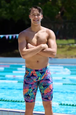 Jammers|Funky Trunks Mens Leaving Today Jammer Navy/multi