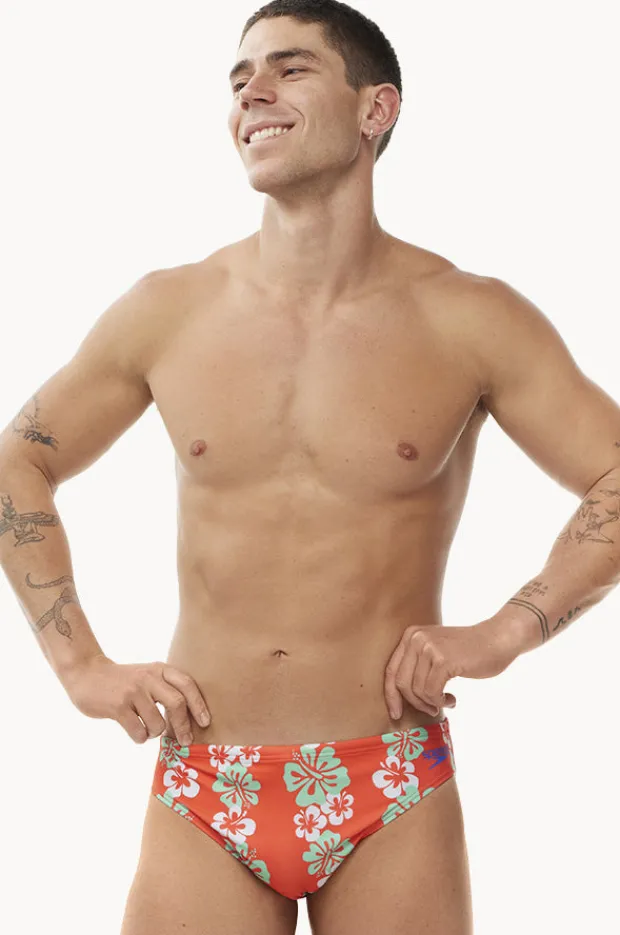 Briefs|Speedo Mens Lei It On Escape Brief Red