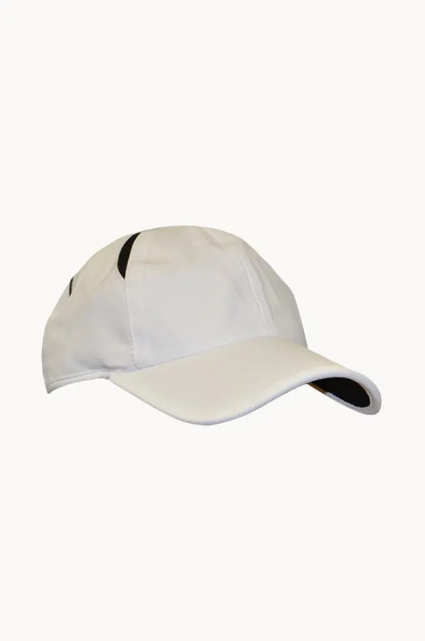 Headwear|Cherry Red Mens Light Weight Cap White