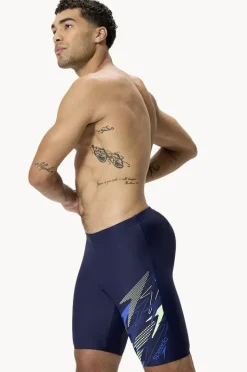 Jammers|Speedo Mens Medley Logo Jammer Peacoat