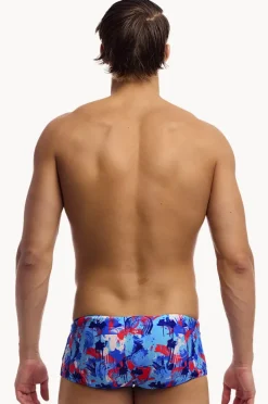 Trunks|Funky Trunks Mens Messy Messy Messy Trunk Blue/red