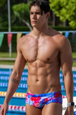 Trunks|Funky Trunks Mens Miss Adventure Trunk Blue/red