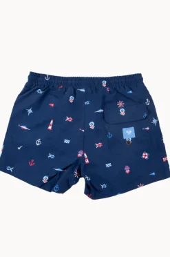 Boardshorts|Skwosh Mens Moby Sick Boardshort Navy