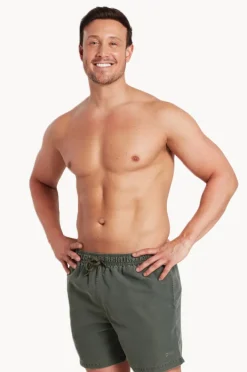 Boardshorts|Zoggs Mens Mosman Washed 15" Boardshort Khaki