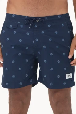 Boardshorts|Coast Mens Helms Swim Short Navy