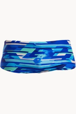 Trunks|Funky Trunks Mens Pace Racer Trunk Blue