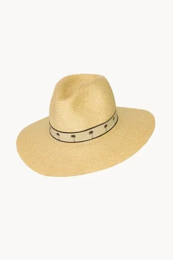 Headwear|Sundaise Mens Palm Band Panama Hat Natural