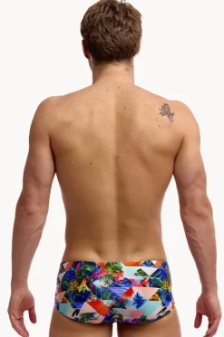 Trunks|Funky Trunks Mens Palm Prism Trunk Multi