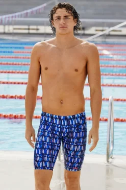 Jammers|Funky Trunks Mens Perfect Teeth Jammer Perfect teeth navy/white