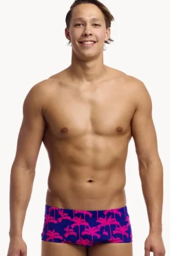 Trunks|Funky Trunks Mens Pinky Palms Trunk Purple/pink