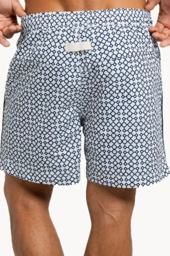 Boardshorts|Coast Mens Portofino Boardshort Navy/White