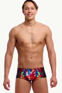 Trunks|Funky Trunks Mens Pride Alive Trunk Black/multi