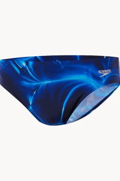 Briefs|Speedo Mens Print Brief Black/blue