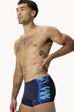 Trunks|Speedo Mens Print Spliced Aquashort