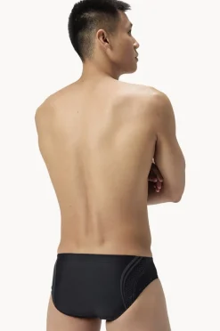 Briefs|Speedo Mens Printed Movement Brief Black