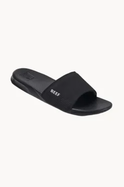 Footwear|Reef Mens One Slide BLACK