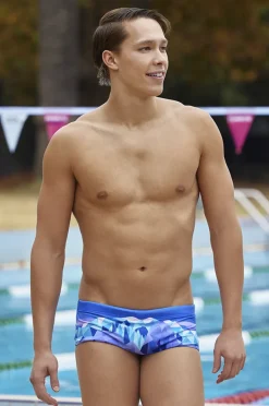 Trunks|Funky Trunks Mens Remarkables Trunk Purple/aqua