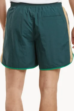 Boardshorts|Urban Classics Mens Retro Swim Short Bottle green