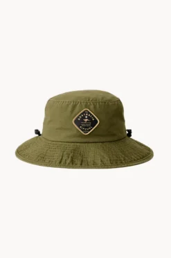 Headwear|Rip Curl Mens Road Trippin Mid Brim Hat Olive