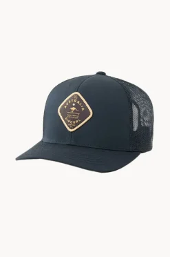 Headwear|Rip Curl Mens Road Trippin Trucker Cap Black