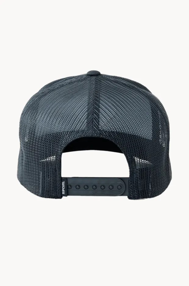 Headwear|Rip Curl Mens Road Trippin Trucker Cap Black