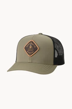 Headwear|Rip Curl Mens Road Trippin Trucker Cap Olive