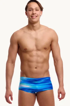 Trunks|Funky Trunks Mens Sea Breeze Trunk Blue