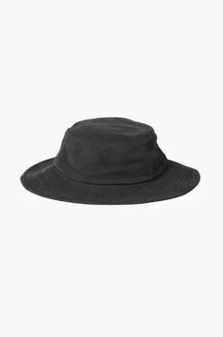Headwear|Rip Curl Mens Search Canvas Wide Brim Hat Black