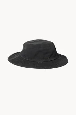 Headwear|Rip Curl Mens Search Canvas Wide Brim Hat Black