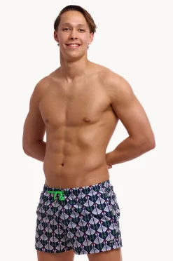 Boardshorts|Funky Trunks Mens Sitting Duck Shorty Short Navy/white