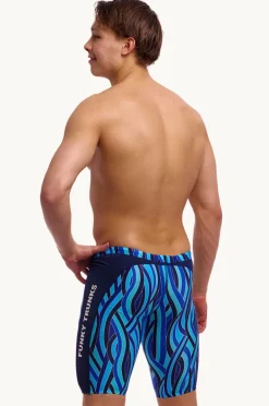 Jammers|Funky Trunks Mens Snork City Jammer Navy/blue