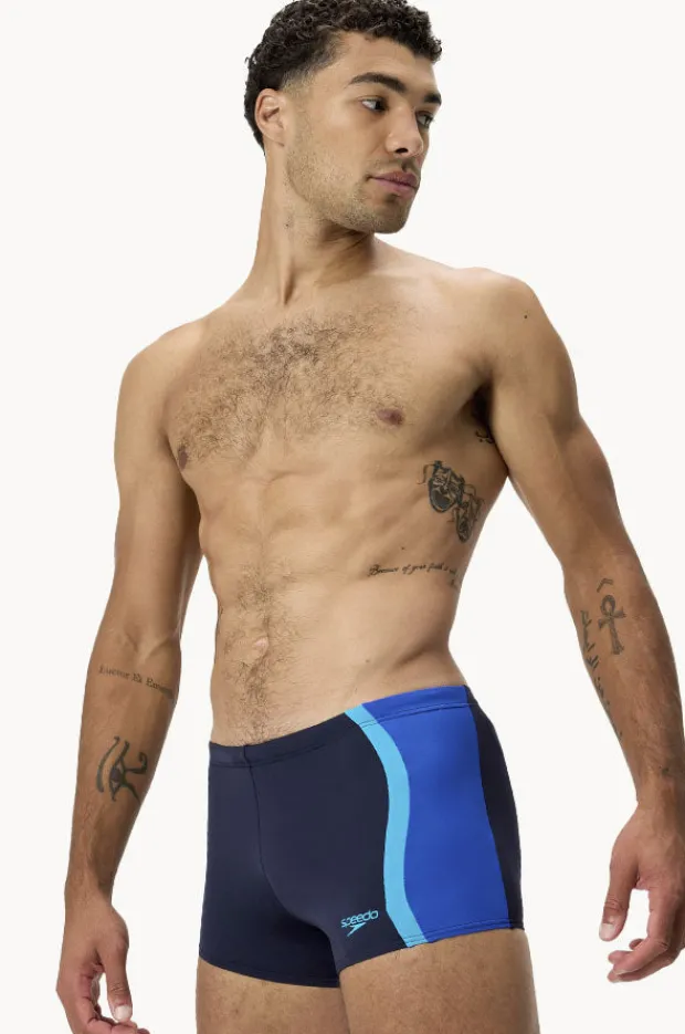 Trunks|Speedo Mens Solid Spliced Aquashort
