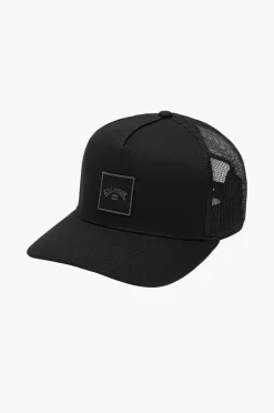 Headwear|Billabong Mens Stacked Trucker Cap Black