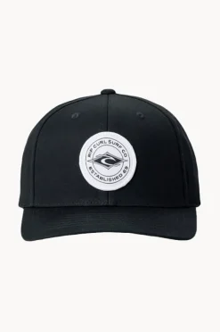 Headwear|Rip Curl Mens Stapler SB Cap Black
