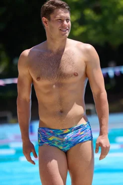 Trunks|Funky Trunks Mens Stir Crazy Trunk Multi