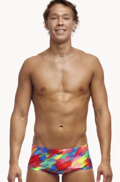 Trunks|Funky Trunks Mens Stroked Trunk Multi