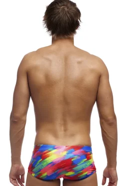 Trunks|Funky Trunks Mens Stroked Trunk Multi