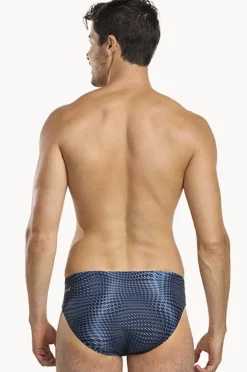 Briefs|Speedo Mens Tech Allover 7cm Brief Peacoat