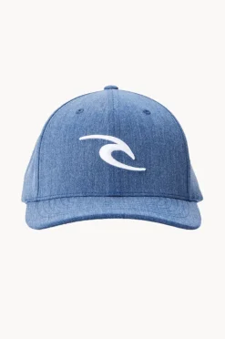 Headwear|Rip Curl Mens Tepan Flexfit Cap Navy