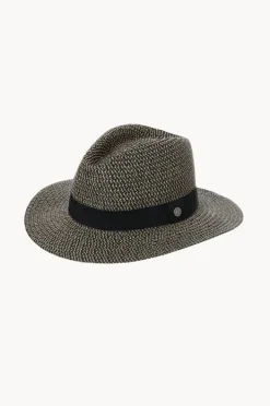 Headwear|Rigon Mens The Franky Braid Adjustable Fedora Black